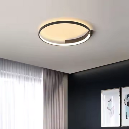 LED CHANDIER s dálkovým ovládáním Letizia, 33W, 1 kruh, studené/horké/neutrální světlo, nestabilní, černé