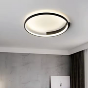 LED CHANDIER s dálkovým ovládáním Letizia, 33W, 1 kruh, studené/horké/neutrální světlo, nestabilní, černé