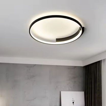 LED CHANDIER s dálkovým ovládáním Letizia, 33W, 1 kruh, studené/horké/neutrální světlo, nestabilní, černé