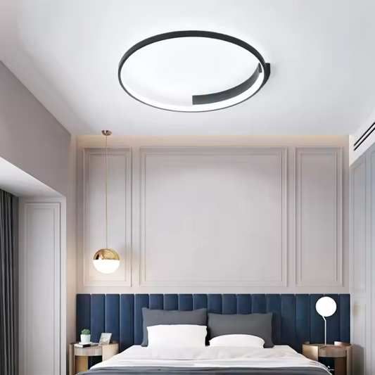 LED CHANDIER s dálkovým ovládáním Letizia, 33W, 1 kruh, studené/horké/neutrální světlo, nestabilní, černé