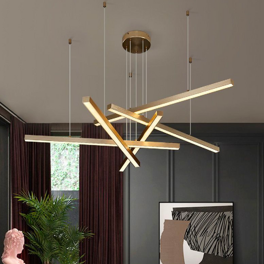 LED LED GINEVRA s dálkovým ovládáním, 31W, studené/horké/neutrální světlo, zlaté