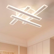 LED lustr s dálkovým ovládáním Shawn, lineární, 85W, studené/horké/neutrální světlo, nestabilní, bílé