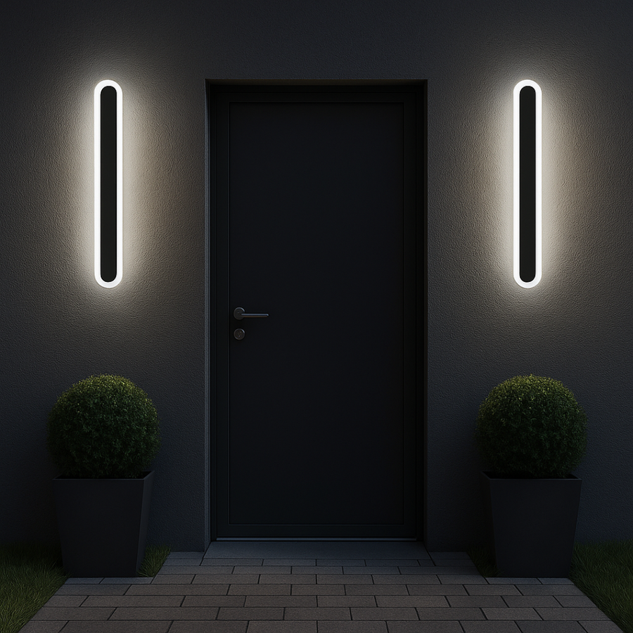 Naneste exteriér LED vír, černou