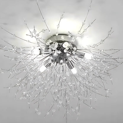 Crystal Chandier Rondo Vivace, 6x G9, Chrome, 49 cm