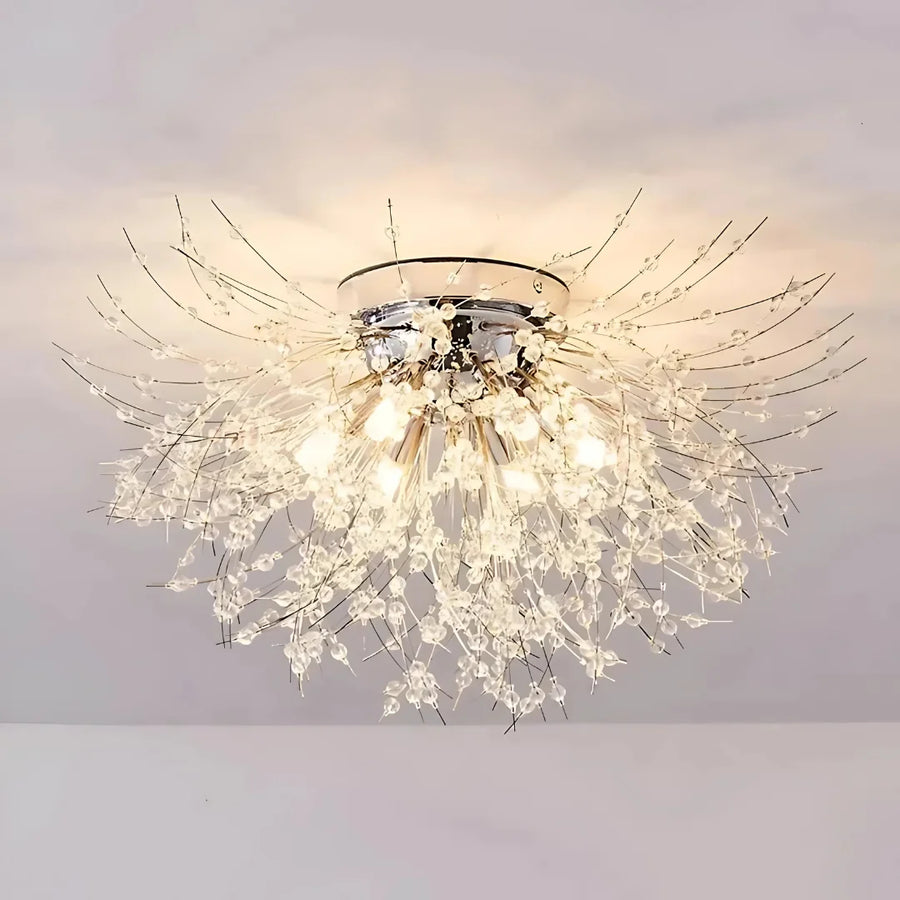Crystal Chandier Rondo Vivace, 6x G9, Chrome, 49 cm