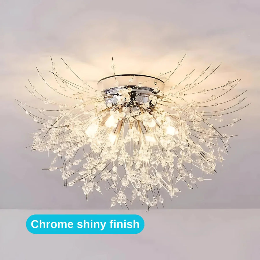 Crystal Chandier Rondo Vivace, 6x G9, Chrome, 49 cm