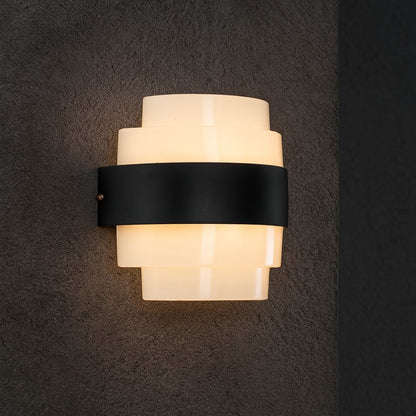 Aplikujte exteriér LED Meras, 12W, černé, 3000k, fantazie