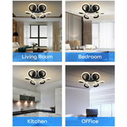LED LED Vertex Helix, 44W, vlnité, chladné/horké/neutrální světlo, černá