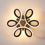 LED LED Vertex Helix, 44W, vlnité, chladné/horké/neutrální světlo, černá