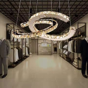 LED LED LED LED hranol ANTEA, dálkové ovládání, 40 W, Crystal and Metal, nestabilní, nastavitelná výška, chlad/horké/neutrální světlo