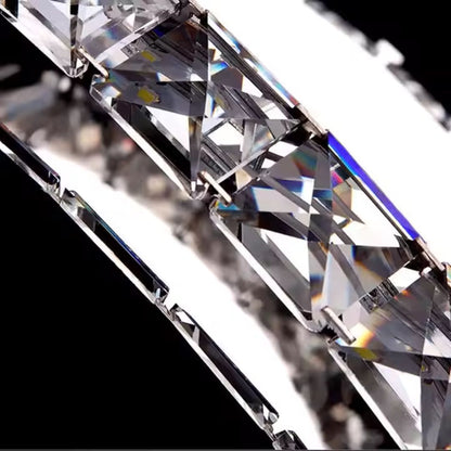 LED LED LED LED hranol ANTEA, dálkové ovládání, 40 W, Crystal and Metal, nestabilní, nastavitelná výška, chlad/horké/neutrální světlo