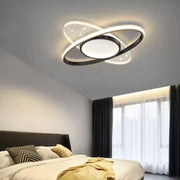 LED CHANDIER s dálkovým ovládáním Vario Obliquo, 110W, oválný, chladný/horký/neutrální světlo, nestabilní, černá