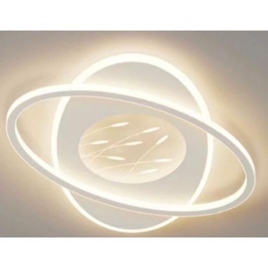 LED CHANDIER s dálkovým ovládáním Bianca Orbit, 125W, oválný, chladný/horký/neutrální světlo, nestabilní, bílý