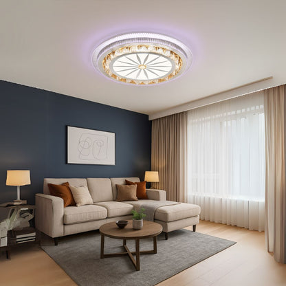 LED CHANDIER s dálkovým ovládáním Miralux, 96W, studené/horké/rgb světlo, nestabilní, černá