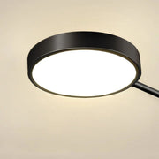 Lustra LED cu Telecomnda MARIA, 45W, 4 Elemente, Lumina Calda/Rece/Neutra, Dimabila, Negru