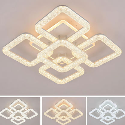 Astrid LED lustr s dálkovým ovládáním, 114W, stmívatelný, bílý