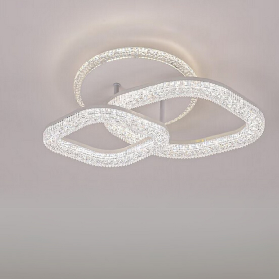 LED LED LED Asgard Remote Control, Daisy, White, Crystals