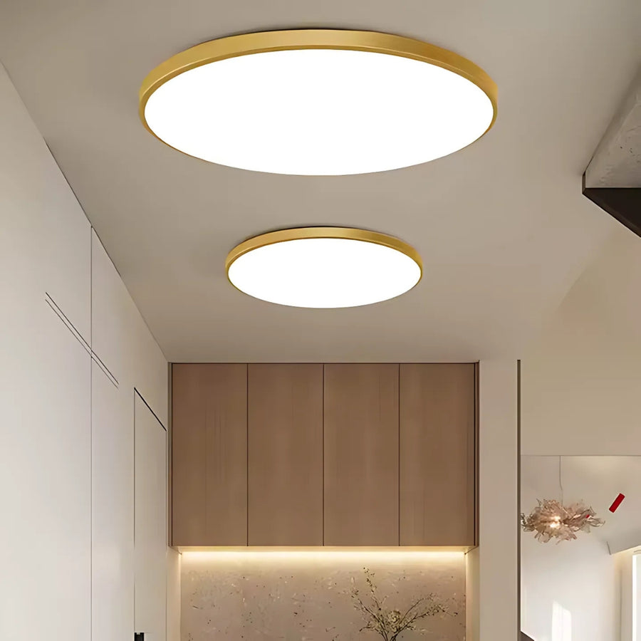 LED solis 37cm 32w stropy Neutrální zlato