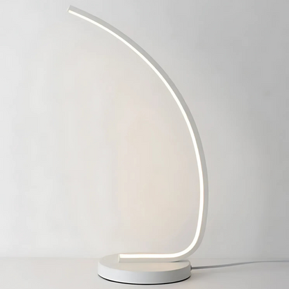 LED Veioza Nemesis, 10W, studené/teplé/neutrální světlo, kov a akryl, bílá
