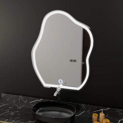 Organické LED zrcadlo 50x70cm dotykový formulář Deframe Dimable Defrition System