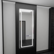 Zrcadlo LED obdélníkový 60x150cm Sensor Alessia Radar Marcello Clock DeFrost & Dimable teploměr