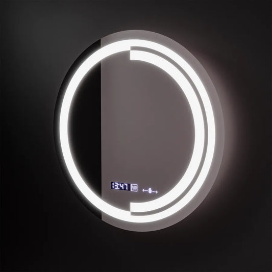 60 cm kulatý LED zrcadlový pohyb Senzor Consuel Marcellow Dimable Clock Defrosting System