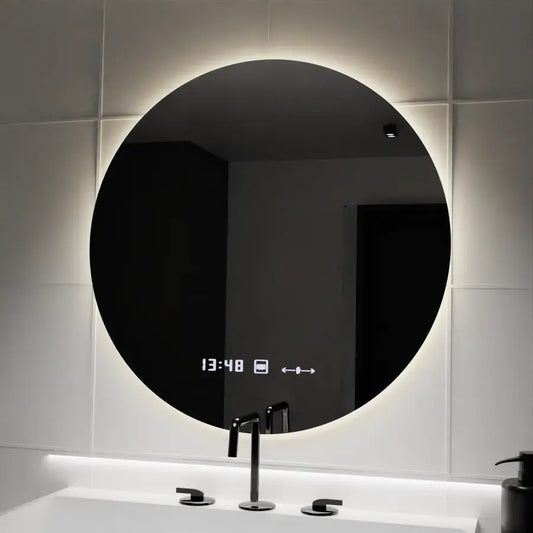 70 cm kulatý LED zrcadlo serenit pohybglow Marcellow Dimable Hoding Deframent & Dimable teploměr