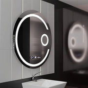 Mirror LED kolem 70 cm Visio Motionglow Marcello Desiclatic Clock System & Cosmetický teploměr