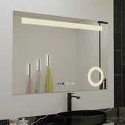 Zrcadlo LED obdélníkový 120x80cm absolutní pohyb Marcello demontáž a comensuriální teploměr
