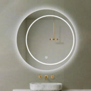 Mirror LED ROUND 60 cm Touch Feronia System rozmrazování