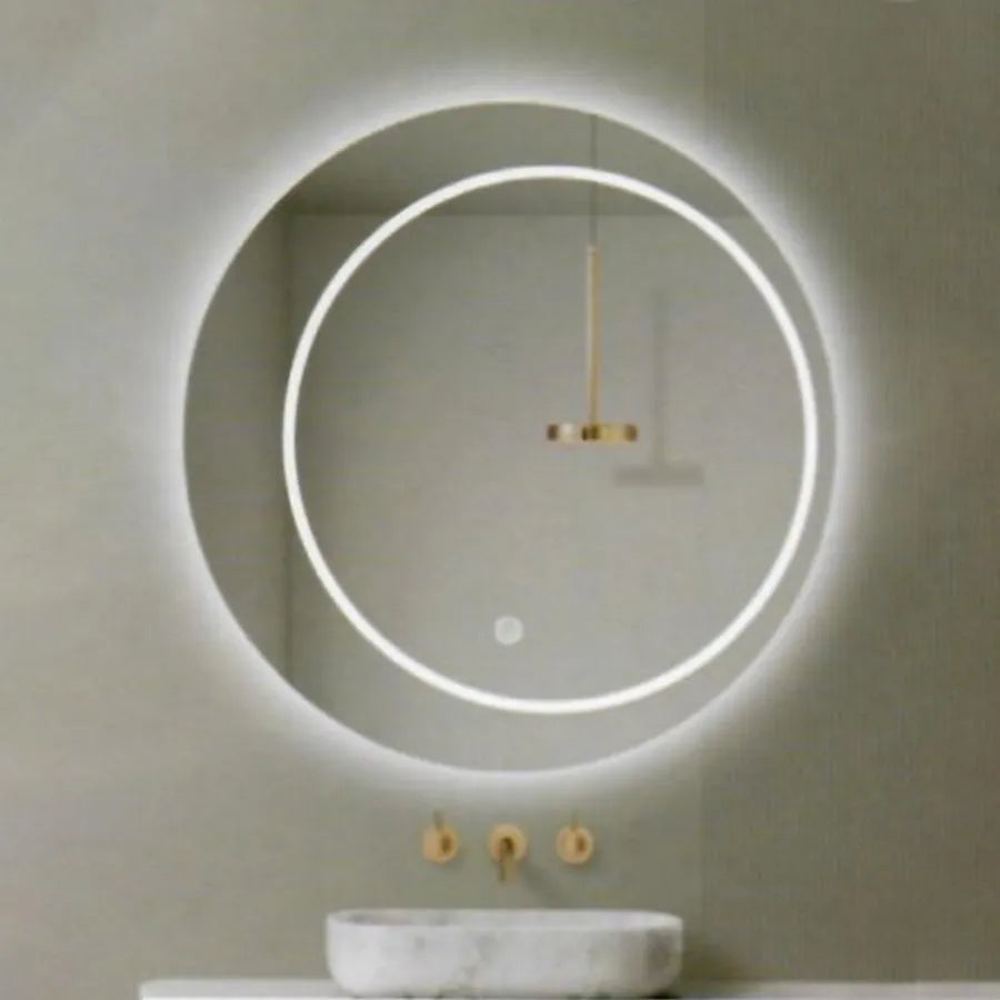 Mirror LED ROUND 60 cm Touch Feronia System rozmrazování
