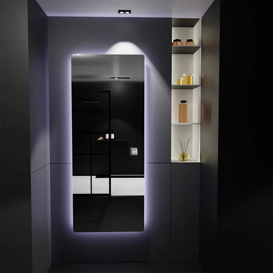 Obdélníkový LED zrcadlo 60x150 cm Marcello Touch Drusing Quarzo