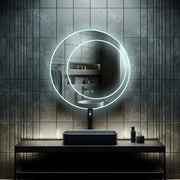 Mirror LED ROUND 60 cm Touch Feronia System rozmrazování