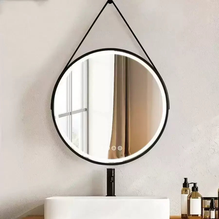Mirror LED ROUND 60 cm Celesti Majesti Noir EVEA EVEA Motionglow Marcello System Postižení & Daim teploměr
