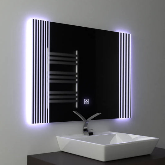 Zrcadlo LED obdélníkový 80x60cm Infinity Frame Basic Touch
