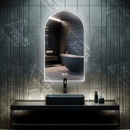 Mirror LED Touch Iulius Disposity System 60x80 cm Marcello Funghi Collection
