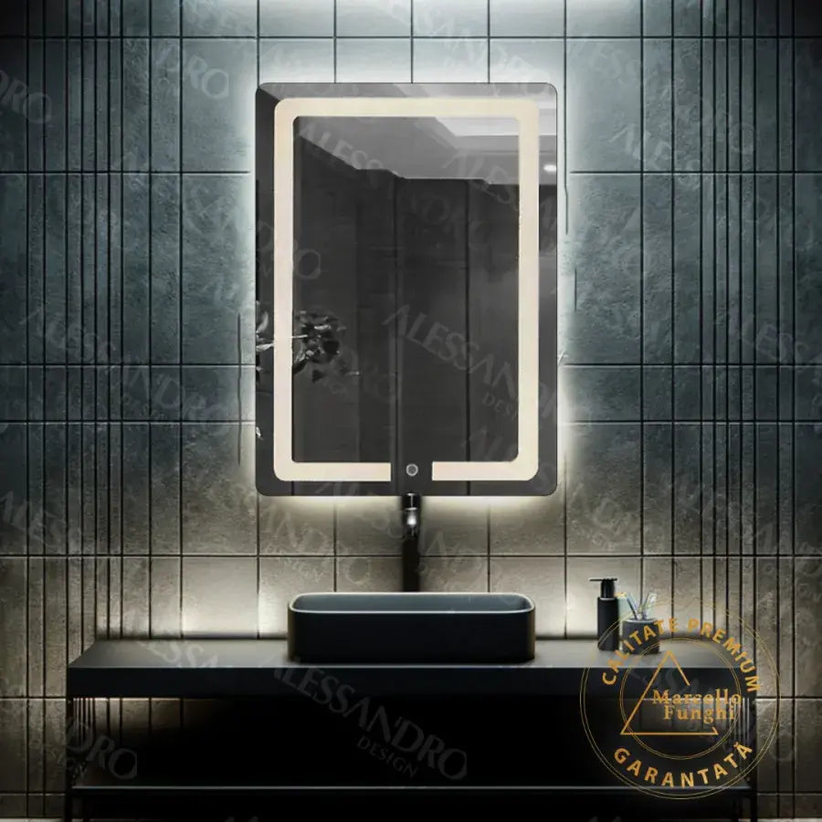 Mirror LED dotykový systém Rhea System Defrosting 60x80 cm Marcello Funghi Collection