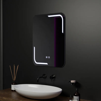 Zrcadlový LED obdélníkový 60x80cm dotykový systém odmrazování Ulrich