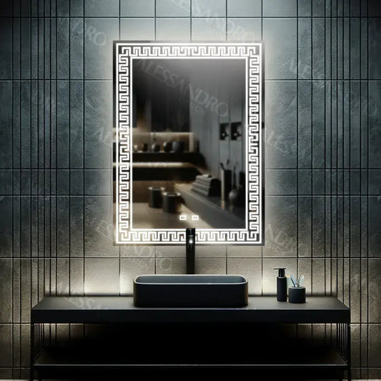 LED LED Mirror 60x80cm Vivido Touch Dezoring System