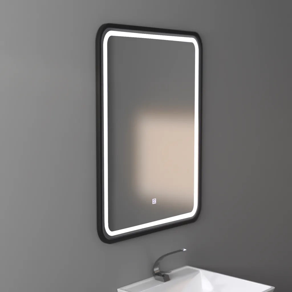 Zrcadlo LED obdélníkový 60x80 cm ombe základní dotek