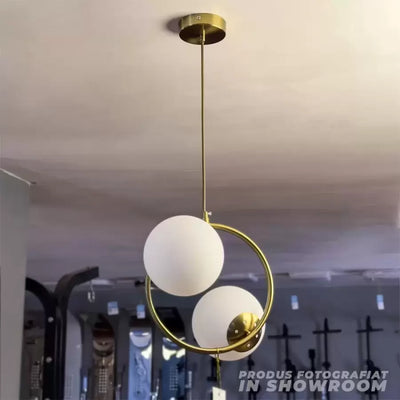 Lust Loft Atelier, 2x E27, zlatá bílá, kov, nastavitelná výška