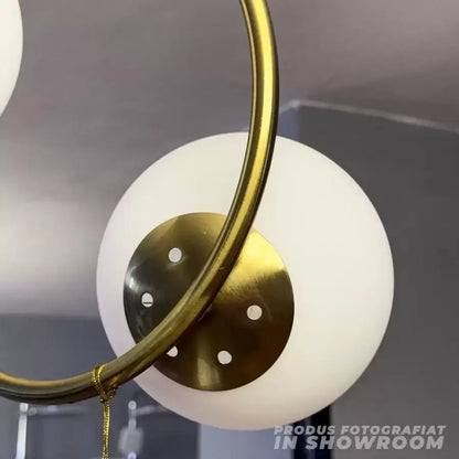 Lust Loft Atelier, 2x E27, zlatá bílá, kov, nastavitelná výška