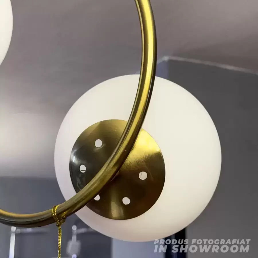 Lust Loft Atelier, 2x E27, zlatá bílá, kov, nastavitelná výška