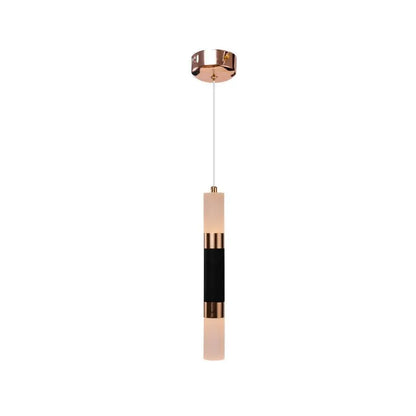 LED Adam, 14W, akrylový a kov, černá se zlatem/horkým/neutrálním světlem