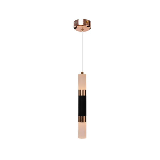 LED Adam, 14W, akrylový a kov, černá se zlatem/horkým/neutrálním světlem