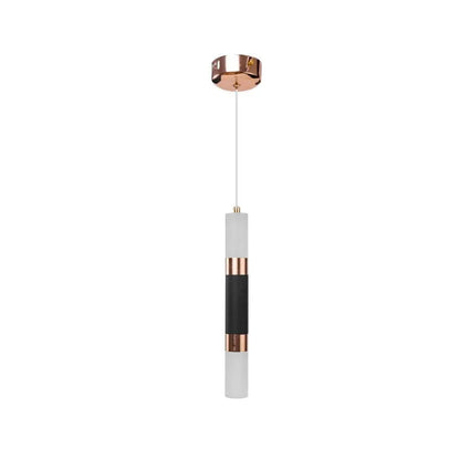 LED Adam, 14W, akrylový a kov, černá se zlatem/horkým/neutrálním světlem