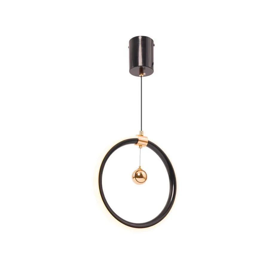 LED HAL, 24W, 2,4 GHz, Dimable, Metal, Black and Golden