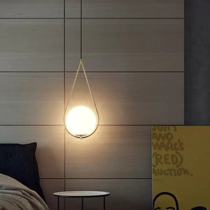 Lust Loft Haven, 1x E27, zlatá bílá, kov, nastavitelná výška