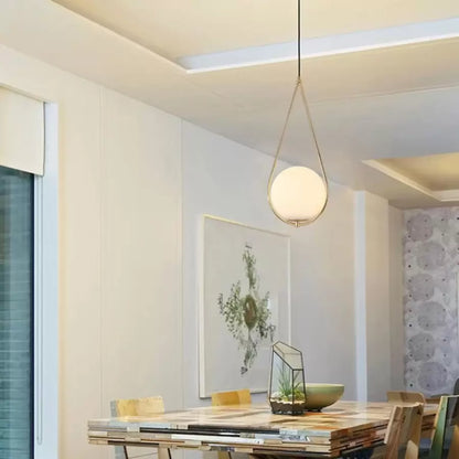 Lust Loft Haven, 1x E27, zlatá bílá, kov, nastavitelná výška