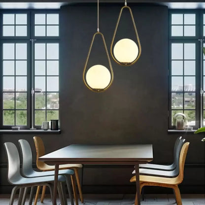 Lust Loft Haven, 1x E27, zlatá bílá, kov, nastavitelná výška